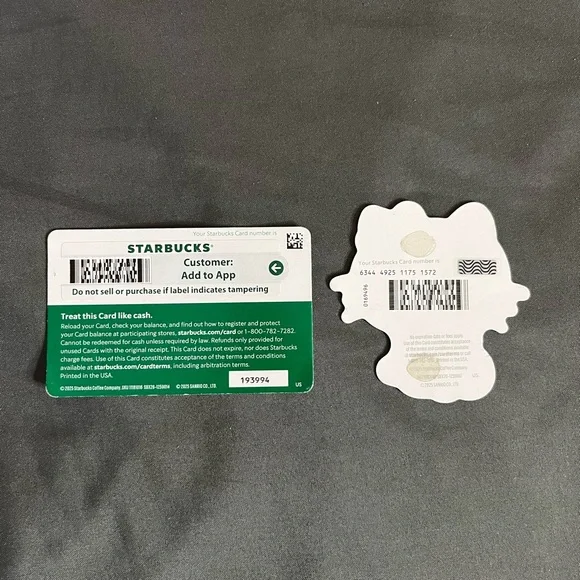 Hello Kitty Starbucks Card + 2 Set - White & Red - Picture 2 of 2